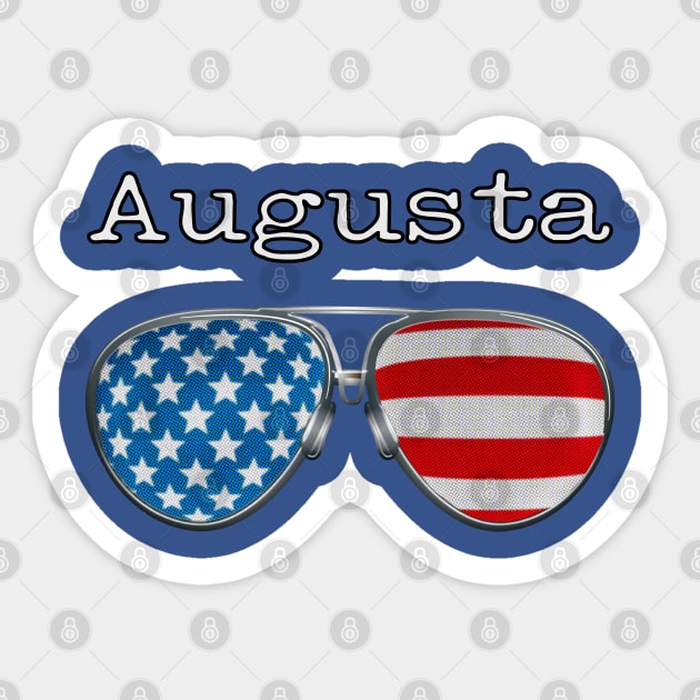 USA PILOT GLASSES AUGUSTA Sticker by SAMELVES